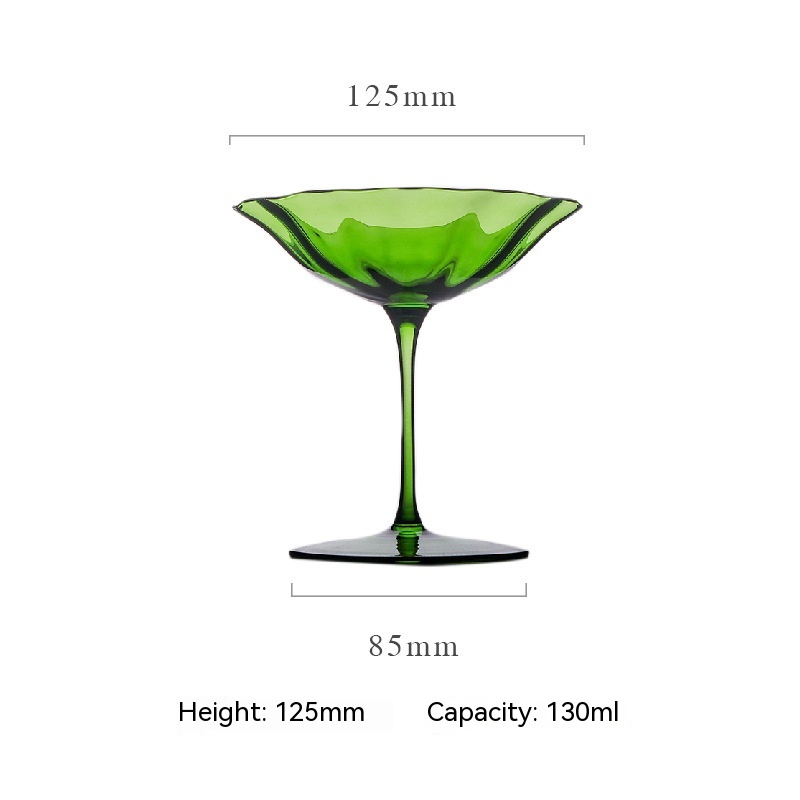 Green Style Cocktail Glass