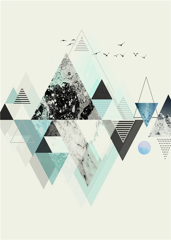 Abstract Living Room Home Decoration - Image 1