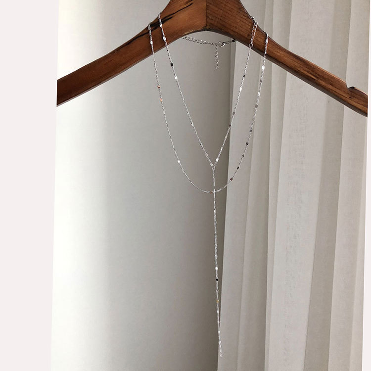 Double Necklace Female Clavicle Chain Neck Jewelry