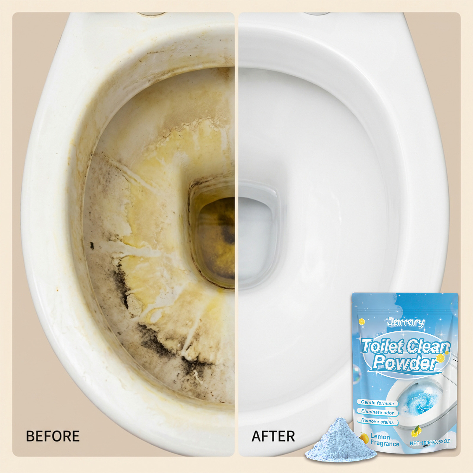 Toilet Cleaning Powder 1 0 0g1bag image 4