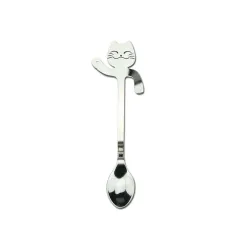 Cross-border 304 Stainless Steel Spoon Cartoon Cat Handle Hanging Coffee Spoon - View 1