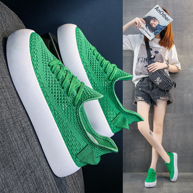 Fashion Casual Breathable Shoes With Lace-up Front