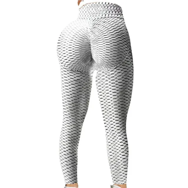 Yoga Pants Women's High Waist High Elastic Sexy Hip Lifting Fitness Training Leggings Tights Grey - Shop at LoveMi