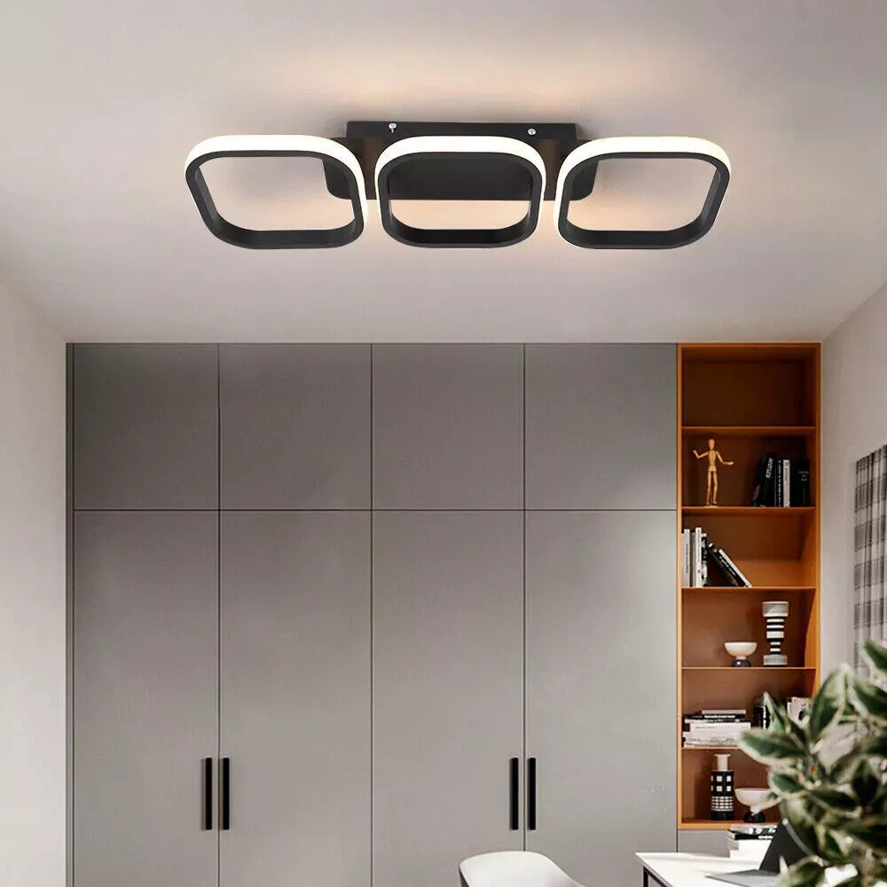 LED Ceiling Light Chic Lights Modern Kitchen Living Room Bedroom Lamp Dimmable — image 9