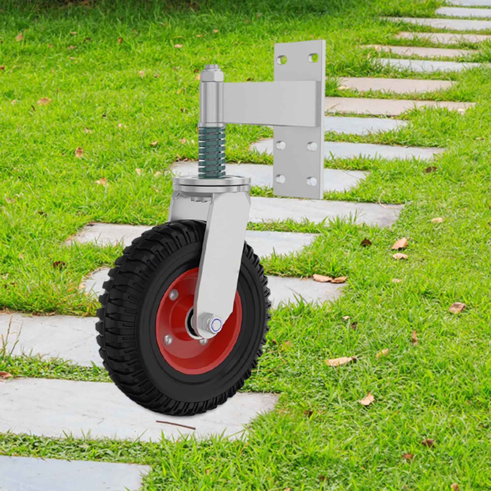 8 Inch Spring Loaded Gate Caster Heavy Duty Wheel For Metal Gates Wooden — image 11