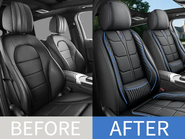 Full Leather Lumbar Support