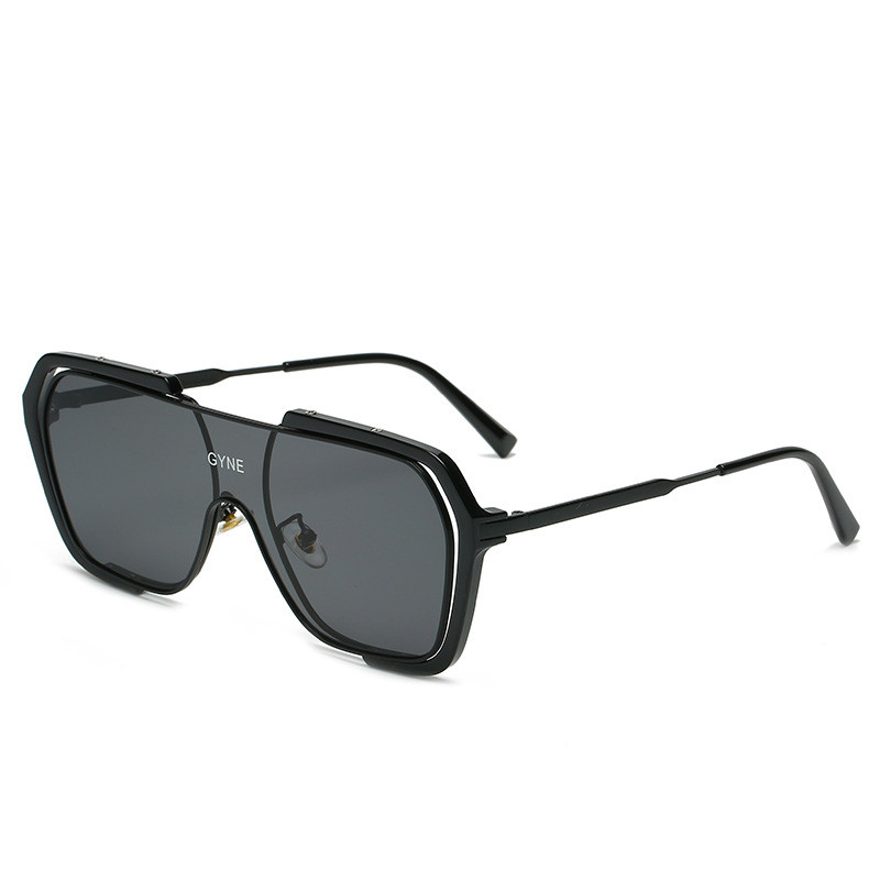 Retro Yellow Sunglasses UV Protection Men Tide - Image 4