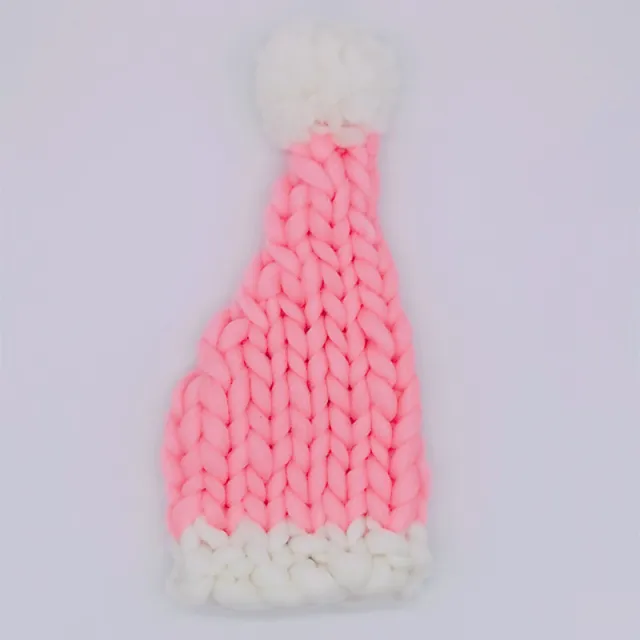 Fashion Bold Icelandic Yarn Christmas Hat Pink - Shop at LoveMi