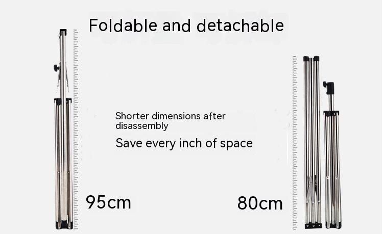 Removable Clothes Hanger Foldable And Portable Clothes Rack Selling Display Shelf Floor