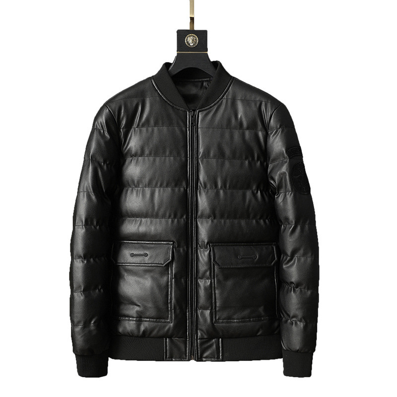 New Coat Men's Winter Korean Leather Fashion Jacket To Keep Warm