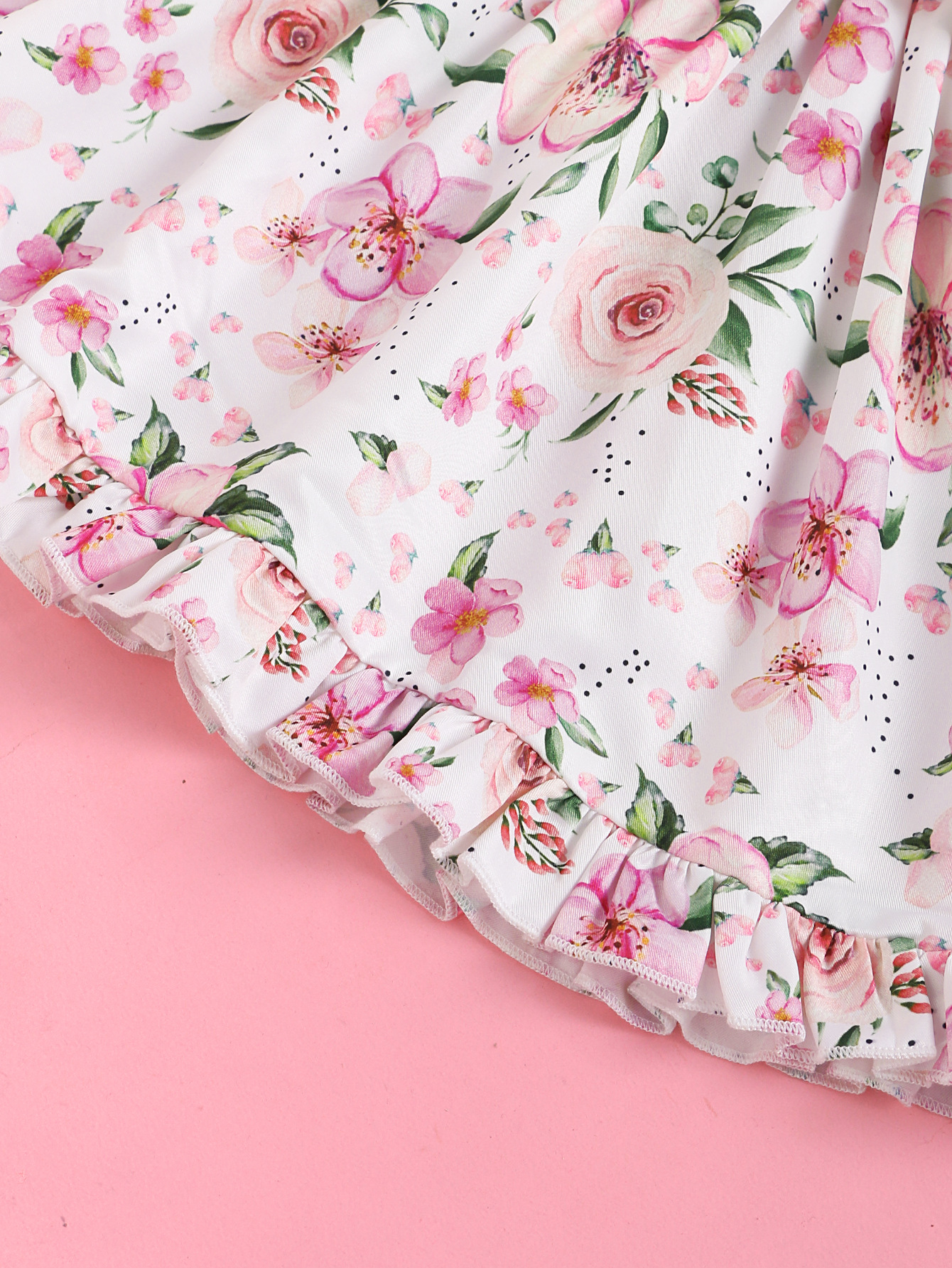 New European And American Baby Girl's Broken Lace Suspender Dress