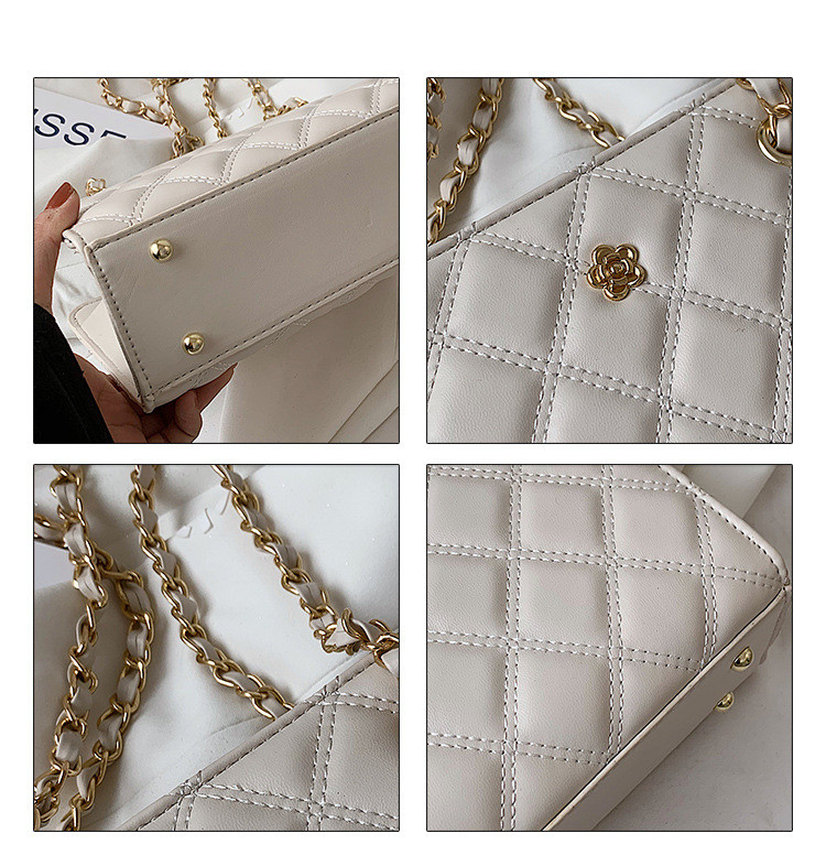 Lingge Chain Bag Fashion Messenger Shoulder