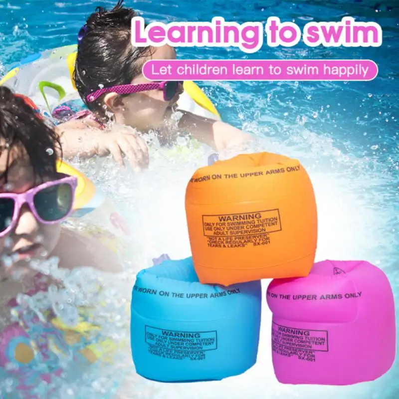 Multiple Airbags Inflate Baby's Swimming Circle and Arm