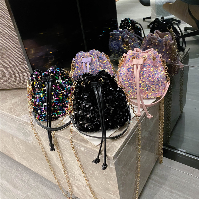 Title 9, Sequins Cute Mermaid Female Shoulder Messenger...