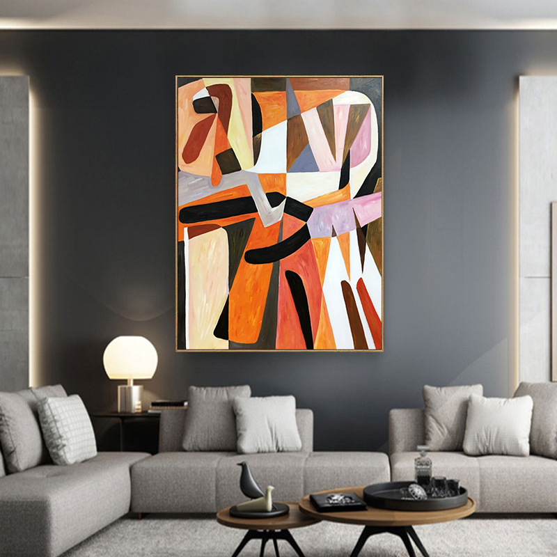 Title 1, Oil Painting Hand Painted Abstract Hallway Deco...