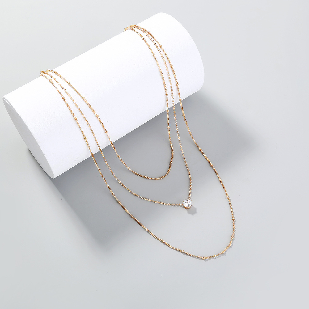 Simple and fashionable multi-layer necklace
