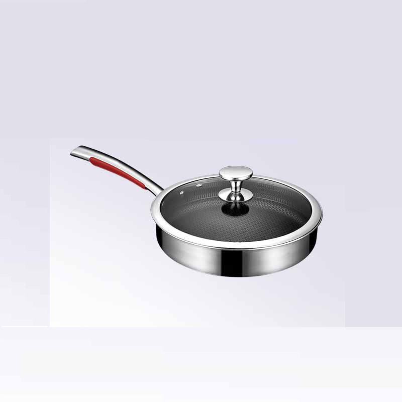 Stainless Steel Full Pattern Frying Egg Fried Steak Pan