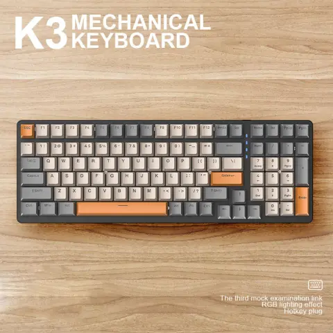 Plastic Mechanical Keyboard for Computer
