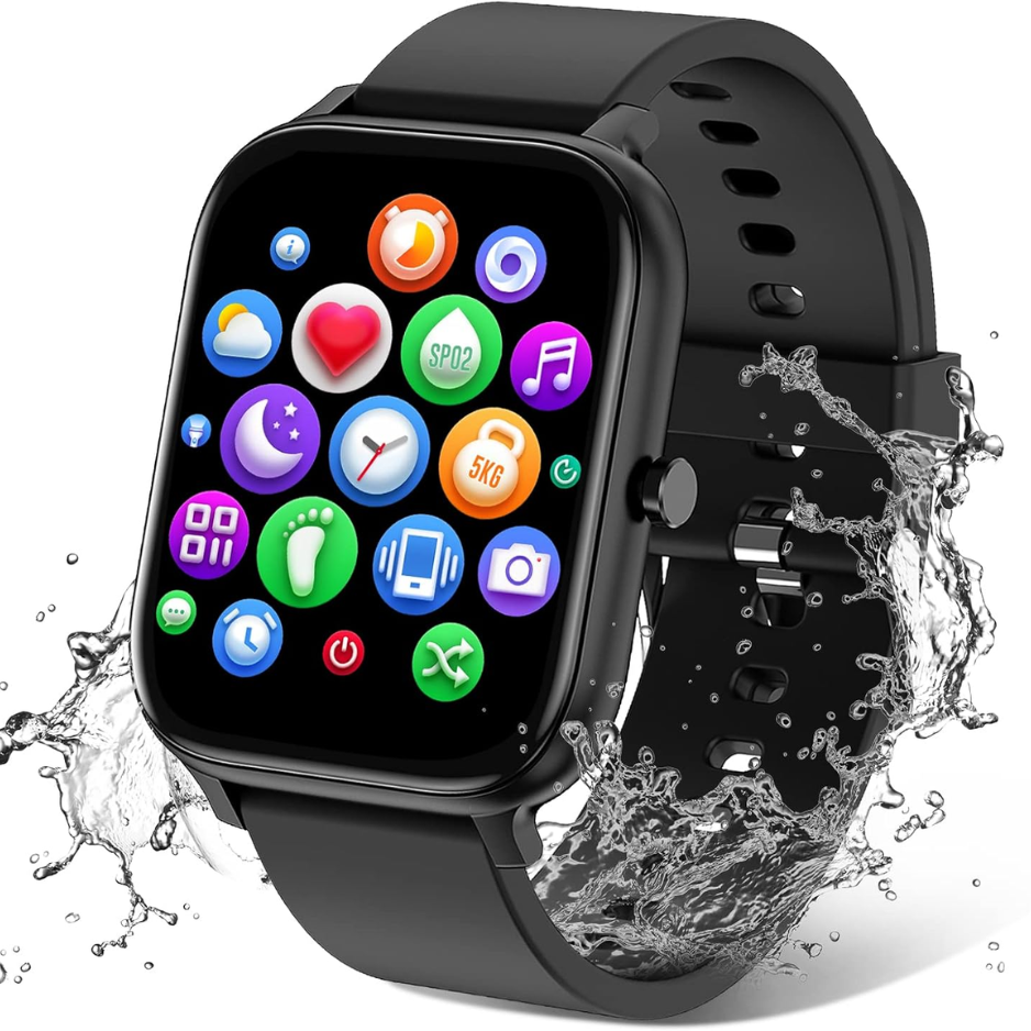 Smart Watch For Men & Women, 1.69 Touch Screen Fitness Tracker 3