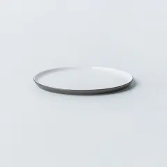 Simple Round Tray Dessert Plate - 8.65Inchflatplatewithinne - View 1