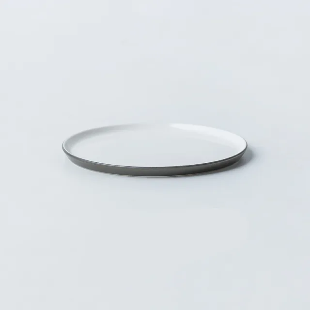 Simple Round Tray Dessert Plate 8.65Inchflatplatewithinne - Shop at LoveMi