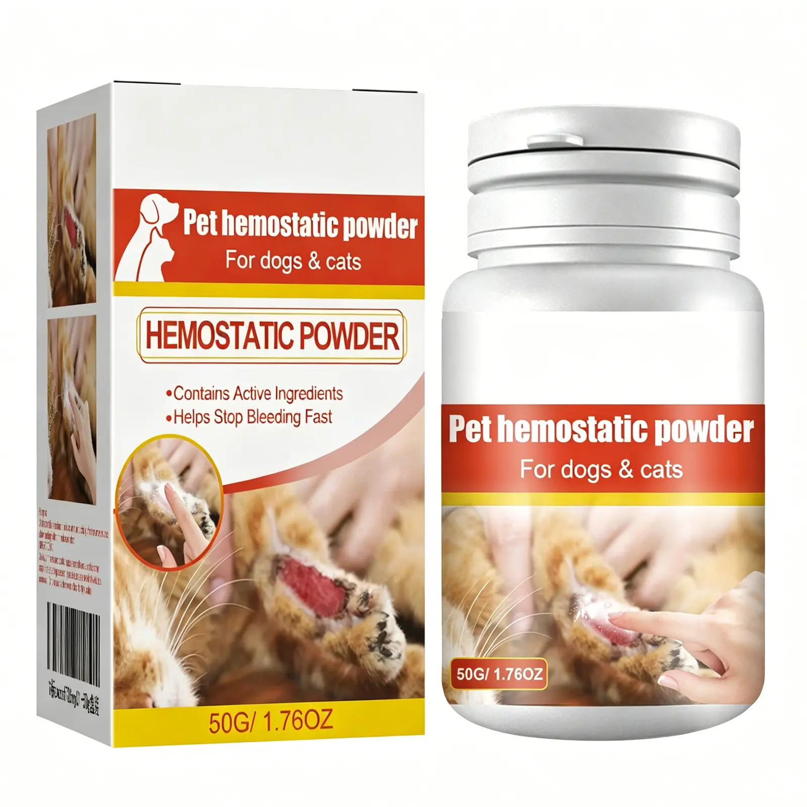 Pet Hemostatic Powder, Fast Bleeding Stop Wound