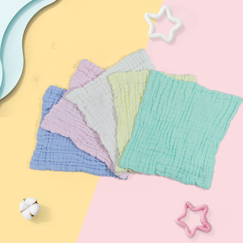 детское хлопковое 6-слойное слюнявчик