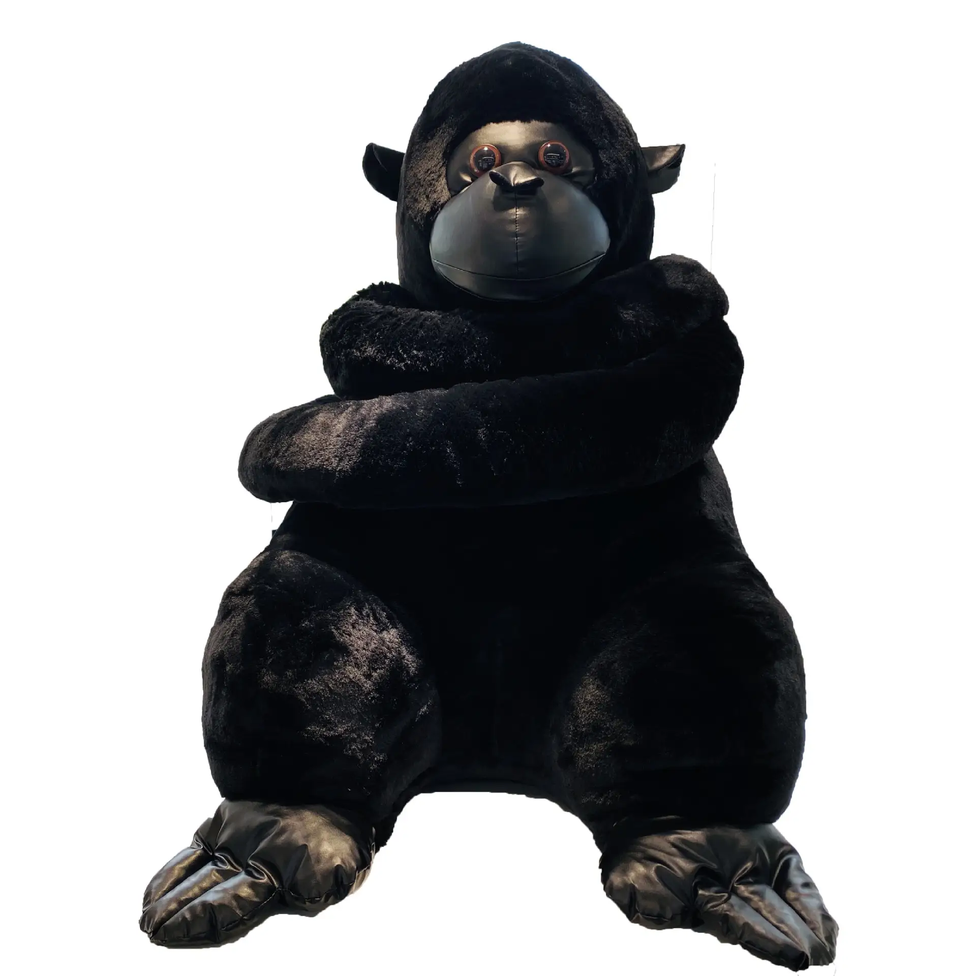 Simulation Orangutan Plush Doll Naughty Monkey Plush Toy Birthday Gift Decoration
