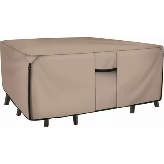 Heavy-duty Rectangular Garden Furniture Cover Waterproof Dining Set_voghion.com