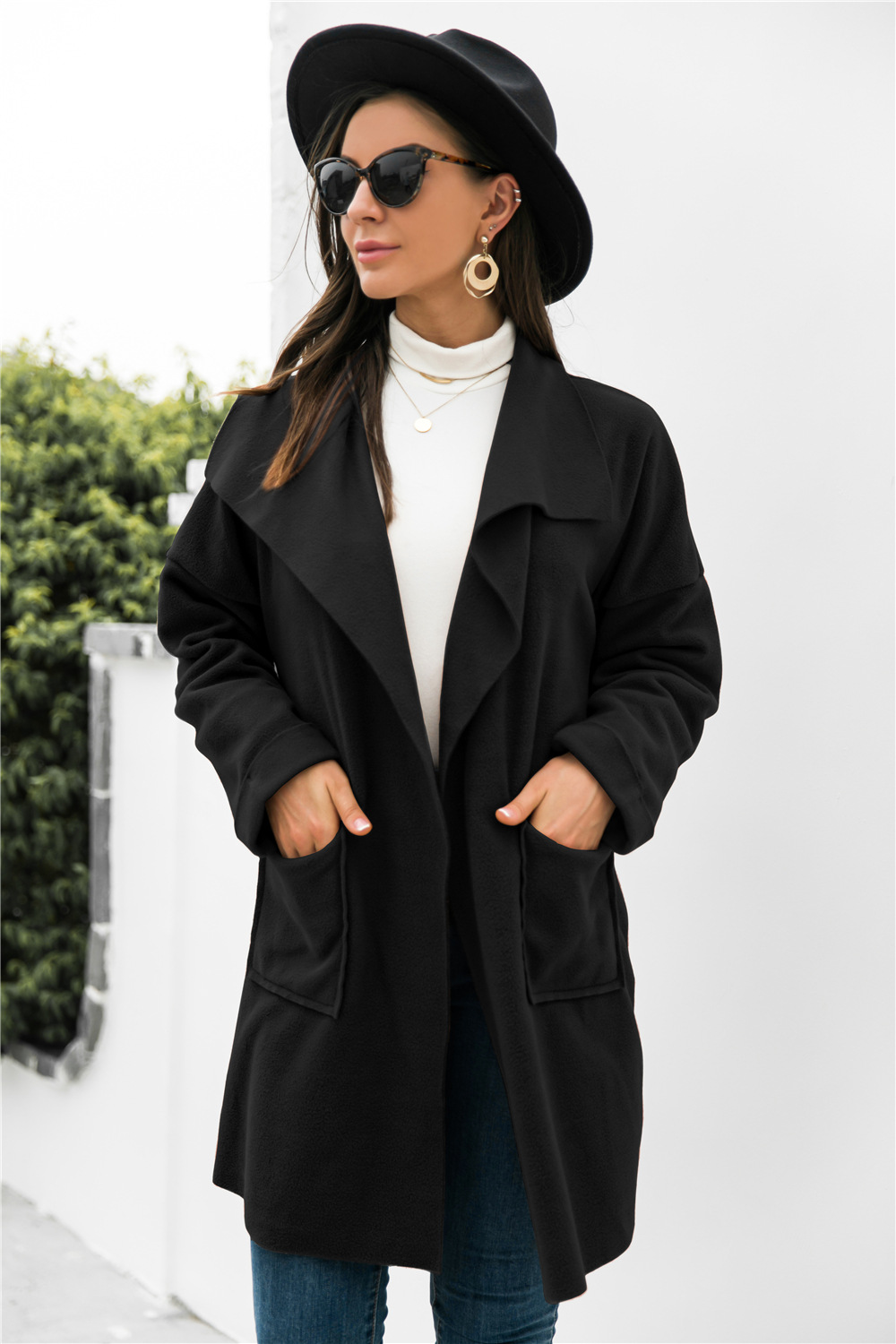 Title 4, Hot Sale Mauni Solid Color Long Sleeve Jacket