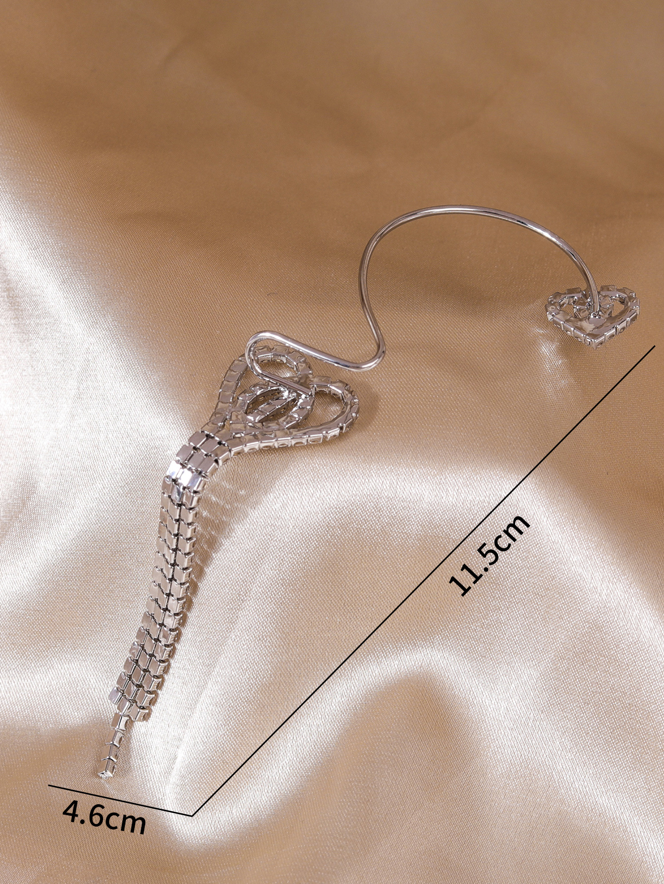 European And American Style Personality All-match Temperament Niche Earrings Love Earrings