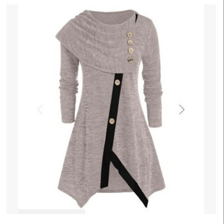 Stitching contrast dress