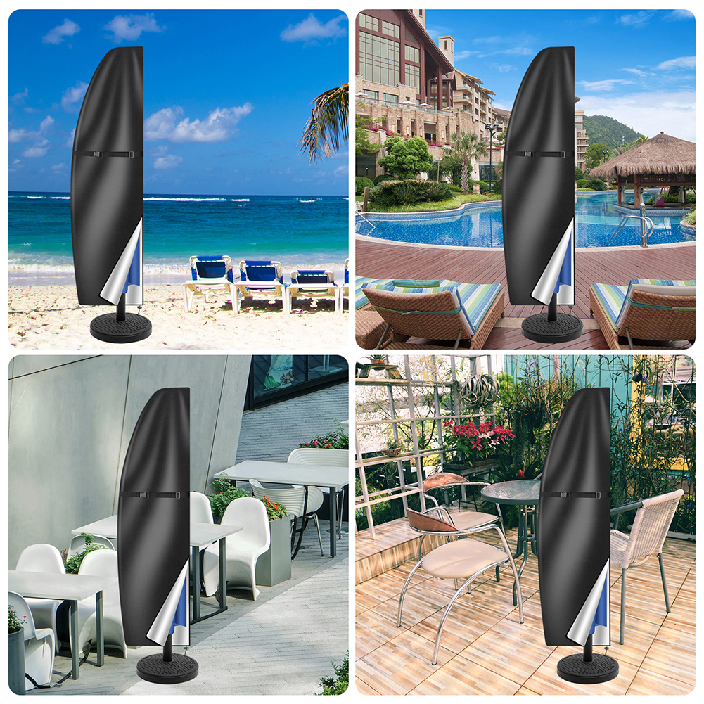 280cm Garden Parasol Cover Patio Umbrella Heavy Duty Waterproof Furniture — image 7