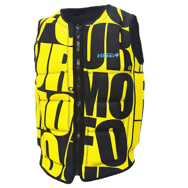 Motorboat Buoyancy Life Jacket Swimming Floating Clothing Yellow - Shop at LoveMi