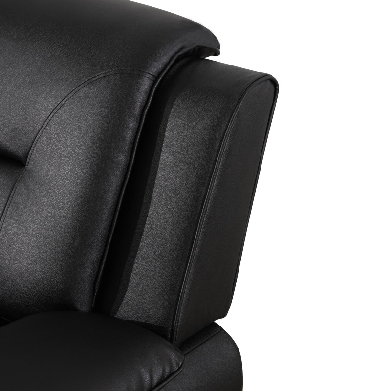 Pickup Only--Blue Flannel 8-Piece Living Room Sofa Set