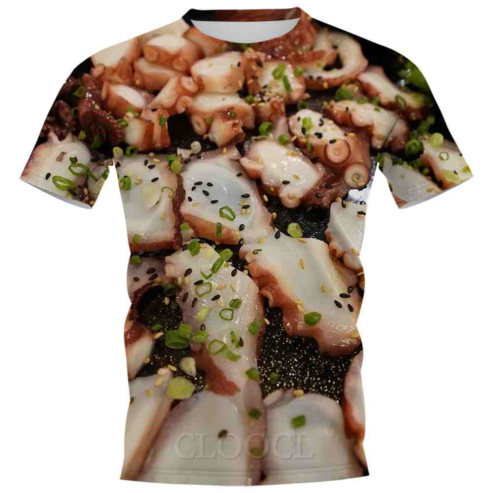 Title 5, Creative and Funny 3D Short Sleeves