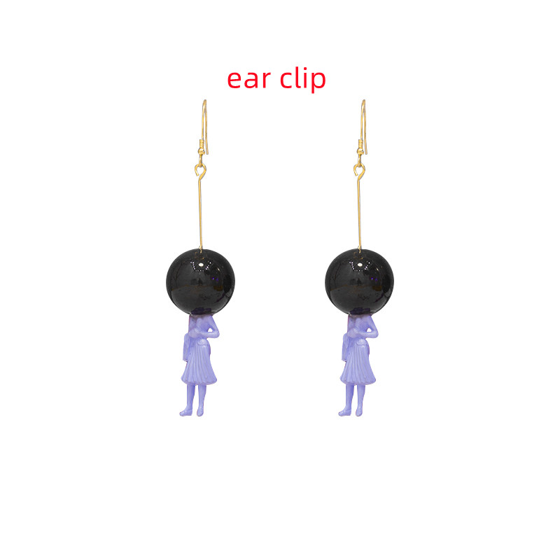 Girls Niche Hipster Funny Creative Cute Earrings