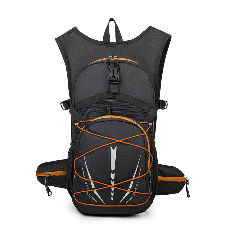 Lightweight Hydration Backpack, Breathable Mesh Cycling Backpack With Reflective Details For Trail Running, Mountain Biking, Outdoor Sports