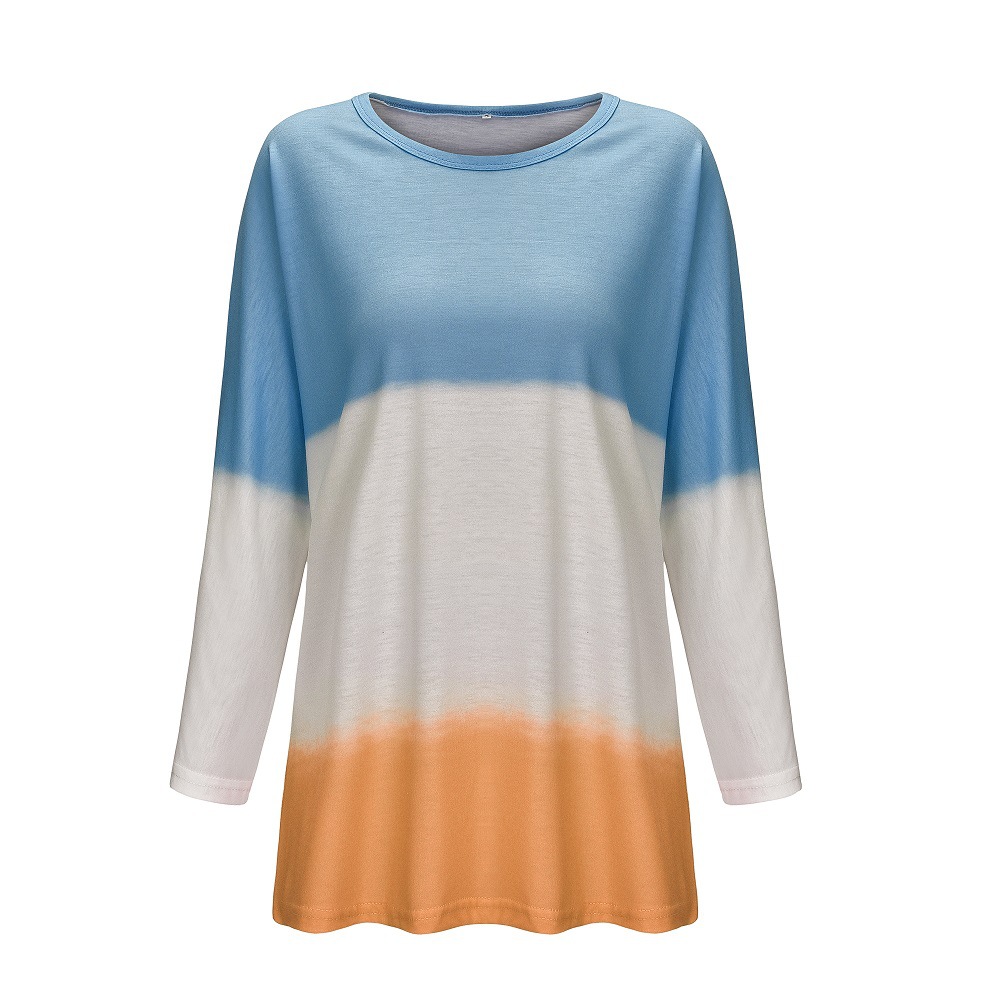 Title 9, Gradient Long Sleeve Casual Top