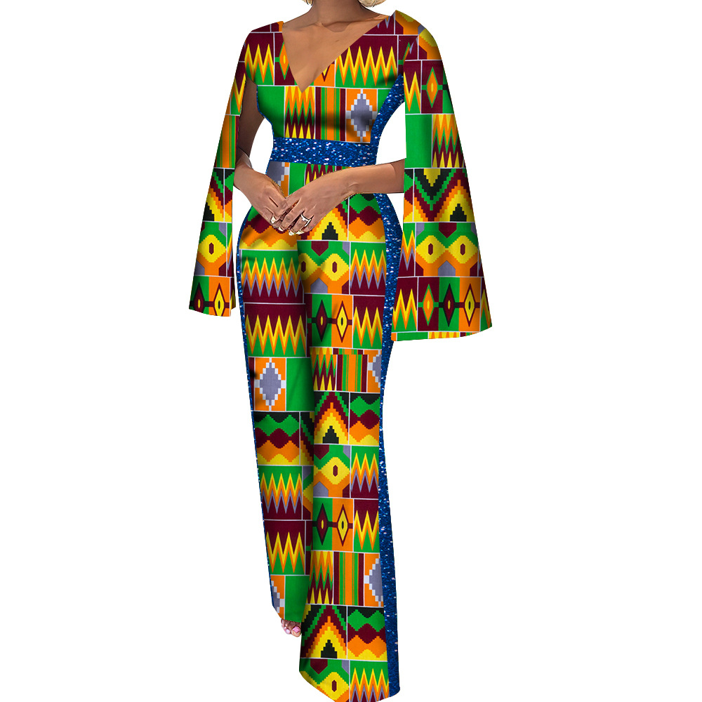 Women's Cotton Ethnic Batik Print Jumpsuit - Image 6