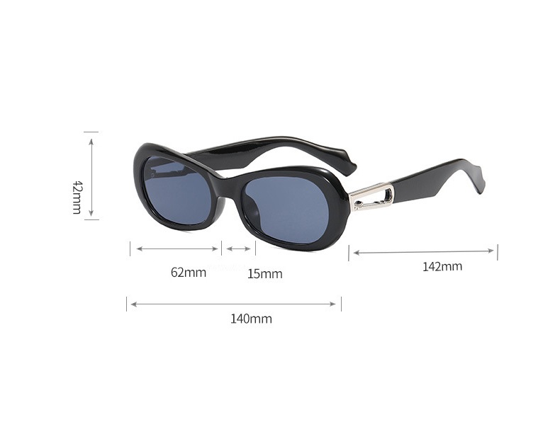 Title 2, Fashion Oval Retro Sunglasses Trend Men And Women