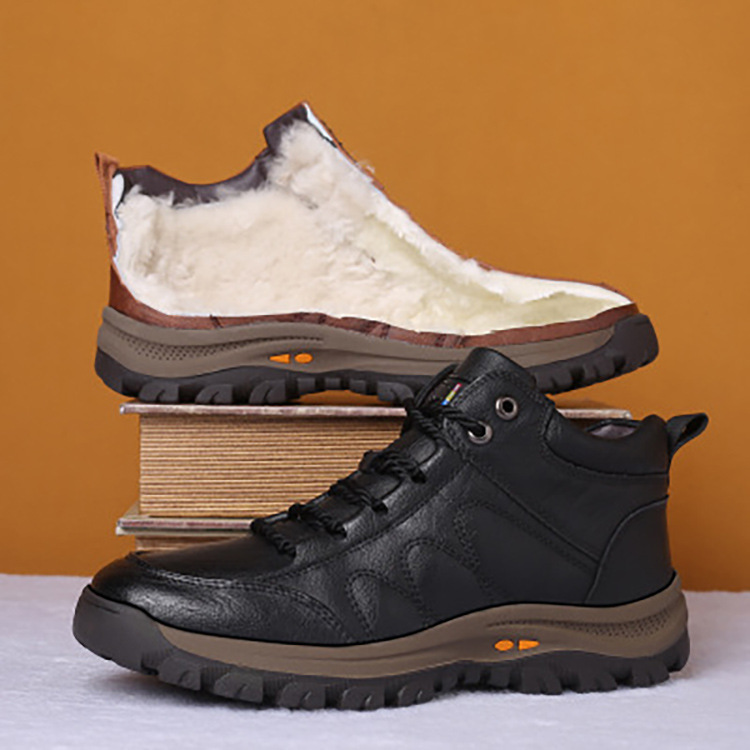 Title 5, Non-slip wear-resistant outdoor high-top cotton...