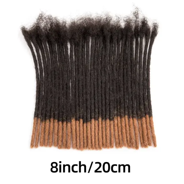 Human Hair, 0.4cm And 0.6cm Thick, Pre colored, Handmade, Unisex, Dyeable, Bleached, Curled And Twisted T1Bv30 - Shop at LoveMi