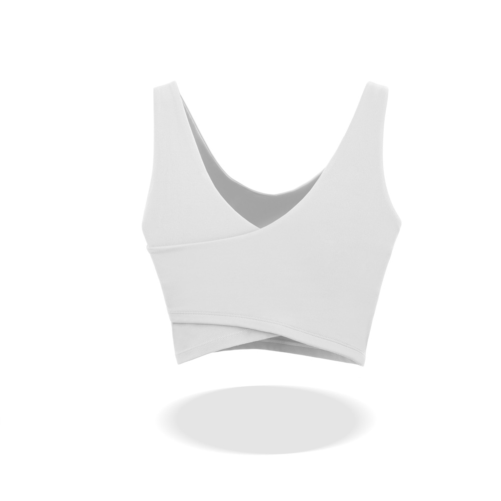 Title 2, V-neck Sexy Slim Fit Fitness Back Bra