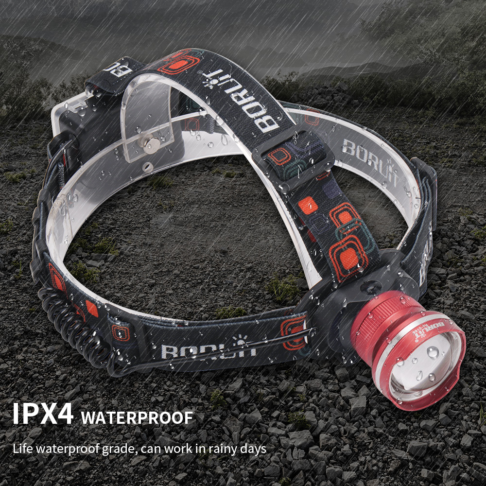Super Bright Zoom 12000LM LED Headlamp Headlight Torch Flashlight 3Mode — image 7