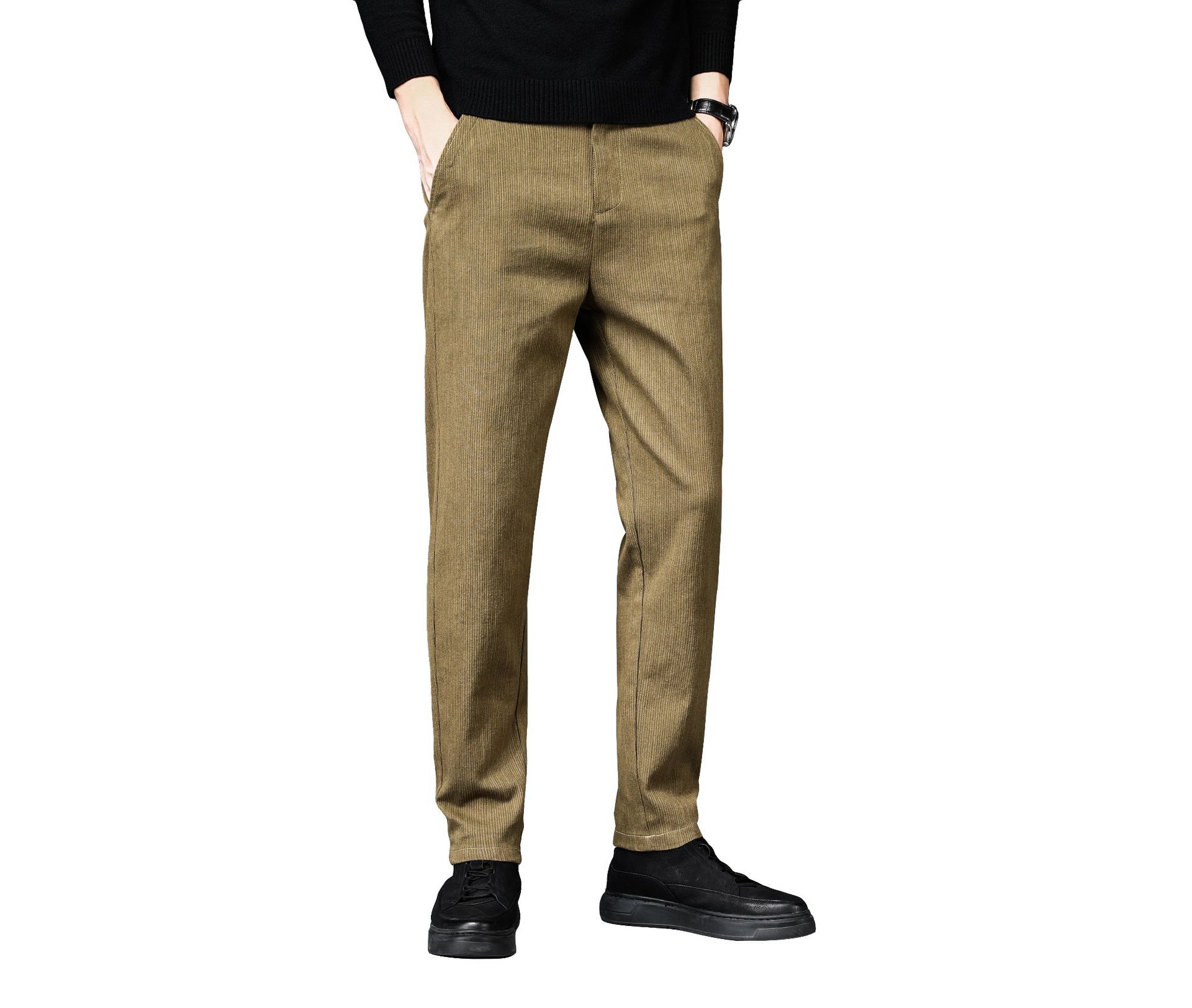 Title 9, Mens Slim Straight Autumn and Winter Casual Pa...