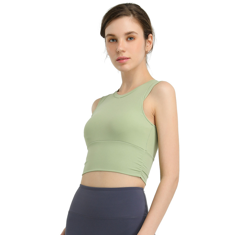 Women's Shockproof Pull Up Sports Running Fitness Training Quick Dry Vest