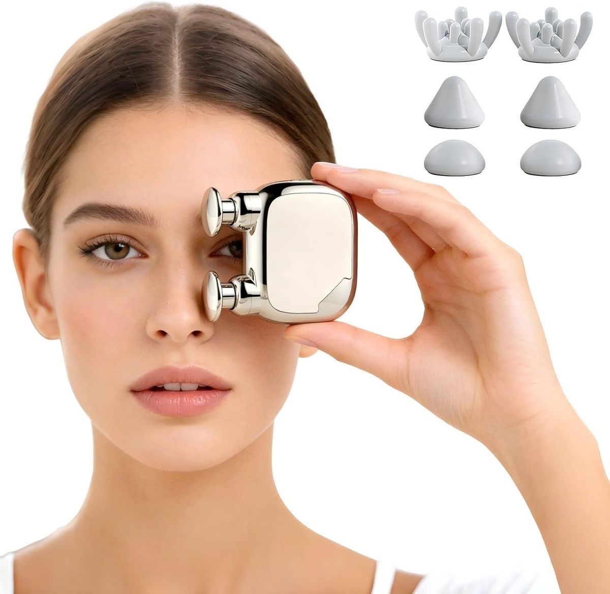 New Upgrade---Mini Muscle Massage Gun Electric Fascia Massager 2 Heads For Neck — image 11