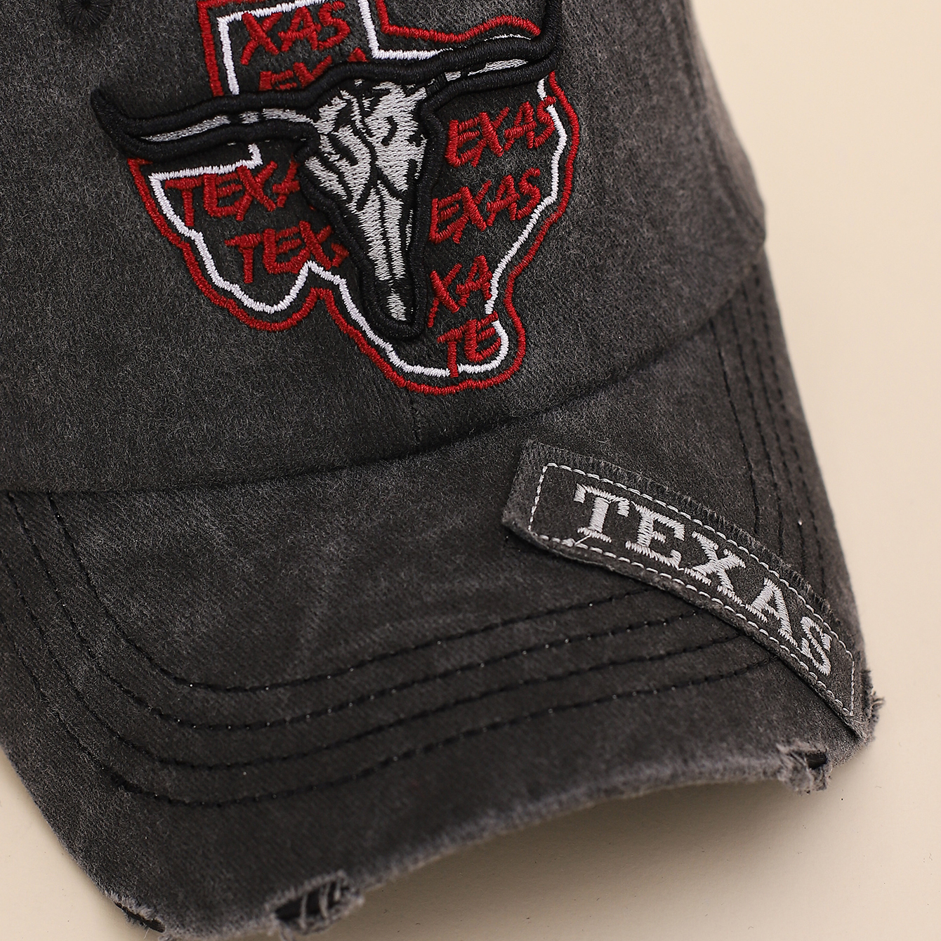 Fashionable Classic Water-washed Embroidered Cowboy Baseball Cap With Patch And Embroidered Words - A Personalized Beanie Suitable For Outdoor Wear