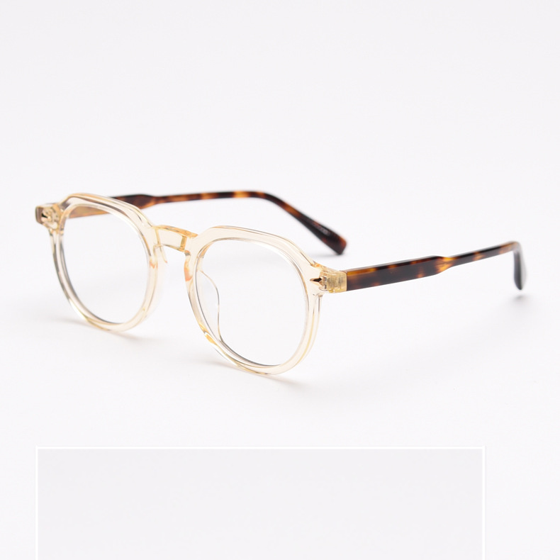 Title 5, Retro Handmade Plate Myopic Frames For Men And ...